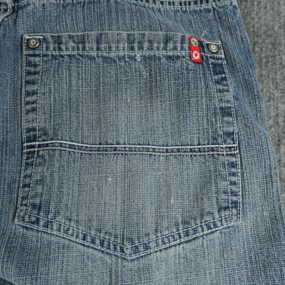 Southpole Jeans Mens 32x28 Red Tab Baggy Denim Y2K Hip Hop Skater Streetwear
